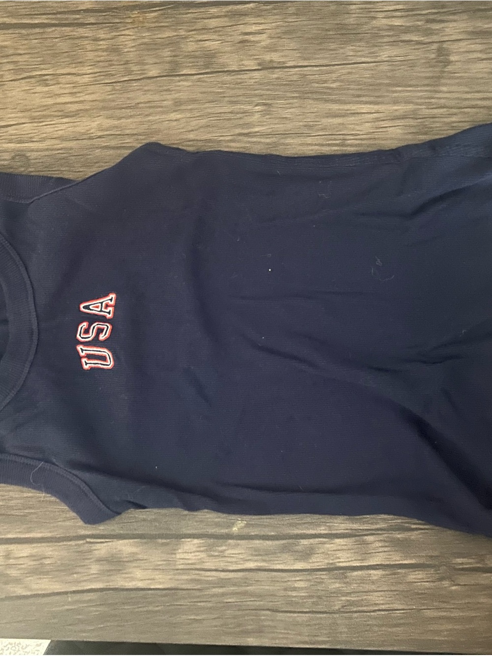 Target Navy 'USA' Sleeveless Tank Top
